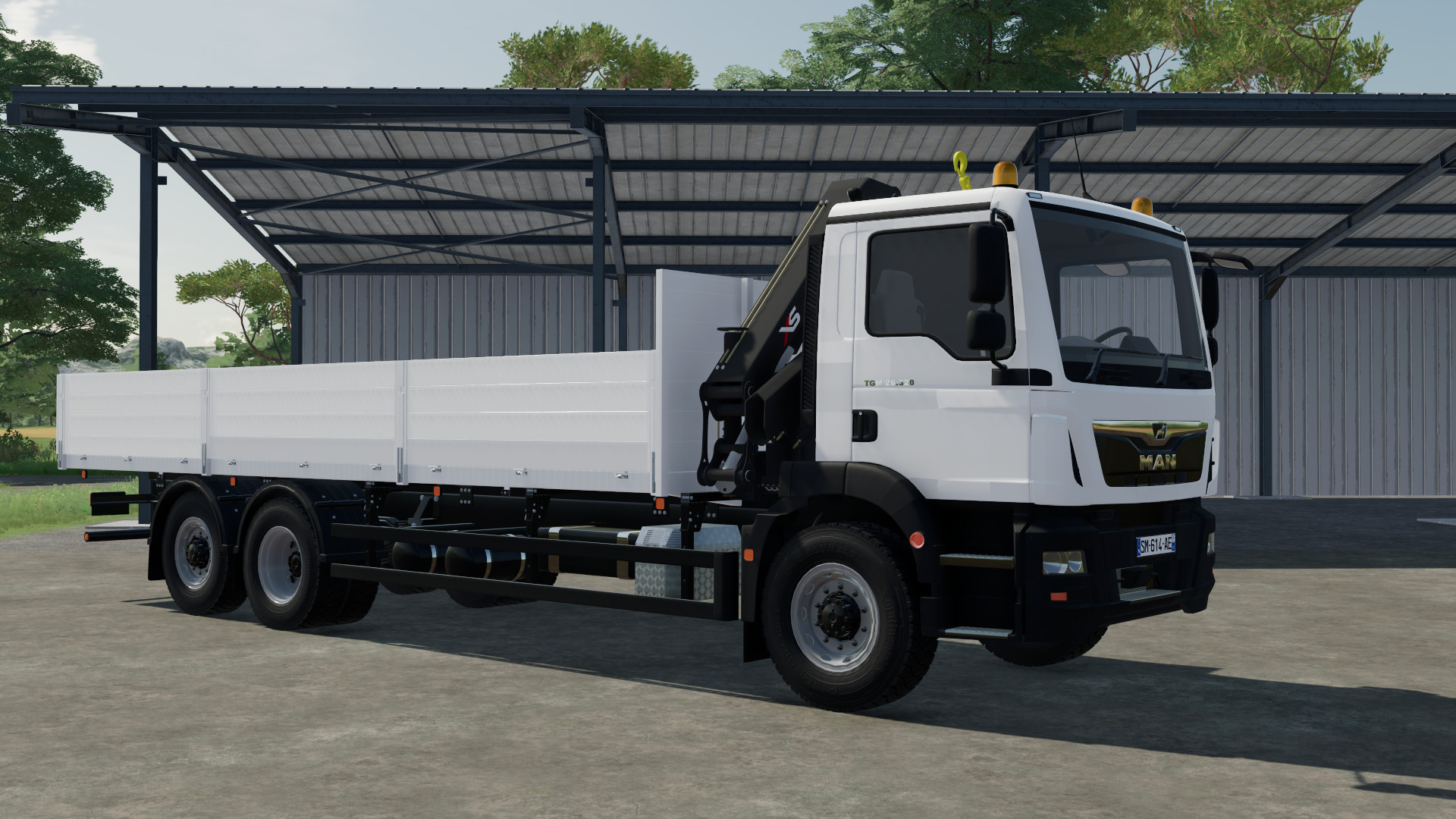 Kamaz Lkw Kran V1000 Landwirtschafts Simulator 22 Mod 8148