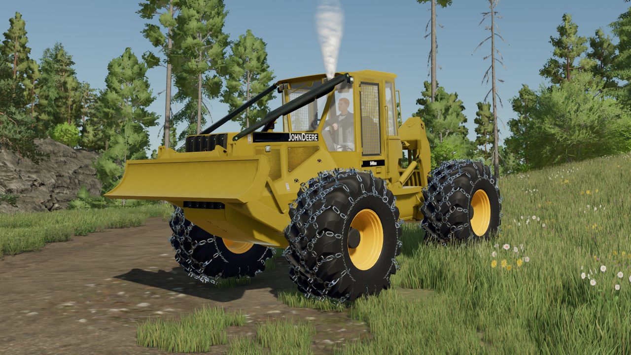 john-deere-540giii-cable-skidder-yellow-90s-style-fs22-1-1